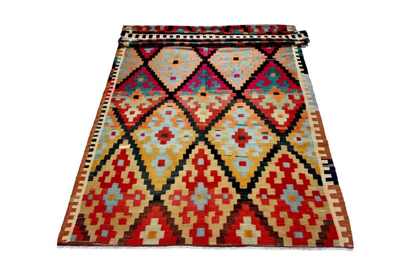 Håndknyttet Persisk tæppe 191x478 cm Kelim - Flerfarvet - Tekstiler - Tæpper - Orientalske tæpper - Kelimtæpper