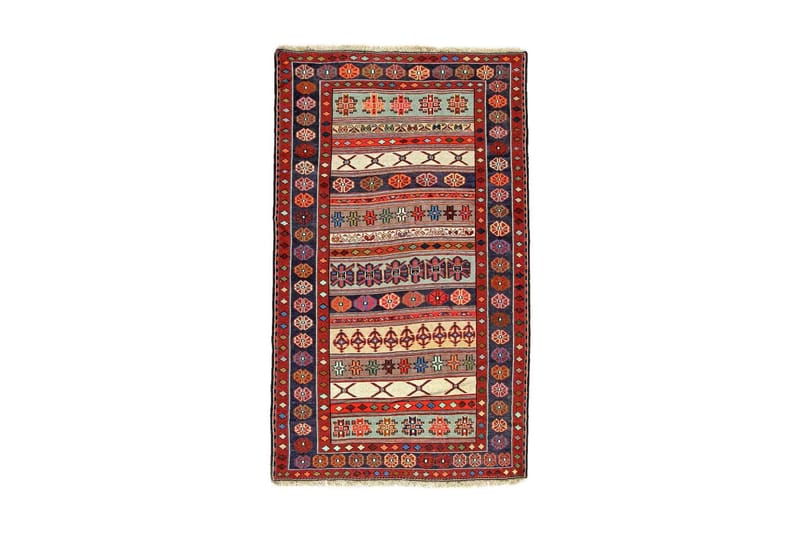 Håndknyttet persisk tæppe Varni 120x200 cm Kelim - Flerfarvet - Tekstiler - Tæpper - Orientalske tæpper - Kelimtæpper