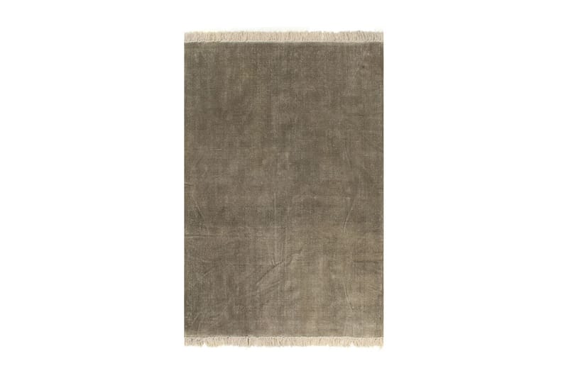Kilim-Tæppe Bomuld 160 X 230 Cm Gråbrun - Brun - Tekstiler - Tæpper - Orientalske tæpper - Kelimtæpper