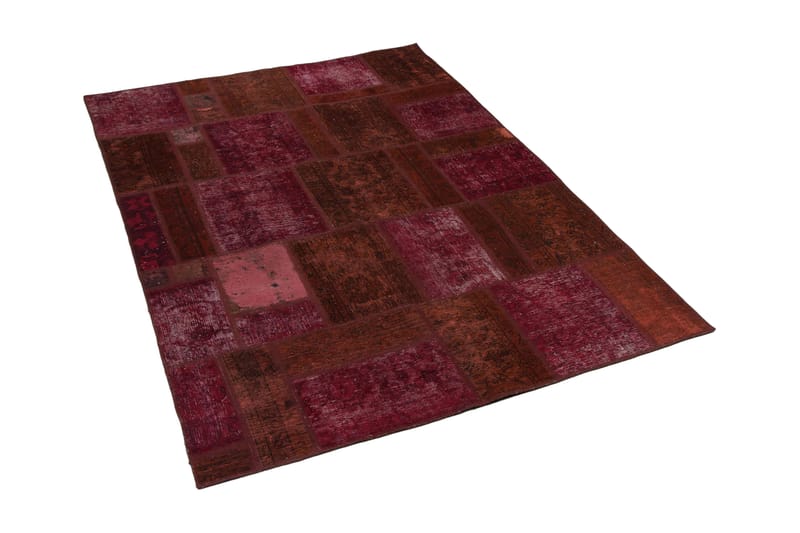 Håndknyttet Persisk lappetæppe 168x237 cm - Flerfarvet - Tekstiler - Tæpper - Orientalske tæpper - Patchwork tæppe