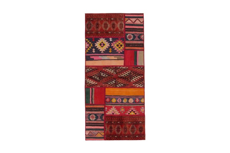 Håndknyttet Persisk tæppe 147x214 cm Kelim - Flerfarvet - Tekstiler - Tæpper - Orientalske tæpper - Patchwork tæppe