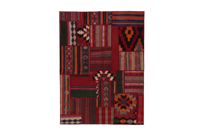Håndknyttet Persisk tæppe 175x204 cm Kelim - Flerfarvet - Tekstiler - Tæpper - Orientalske tæpper - Patchwork tæppe