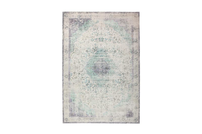 Vintage Rilred Tæppe 140x200 cm Grå - D-Sign - Tekstiler - Tæpper - Orientalske tæpper - Patchwork tæppe