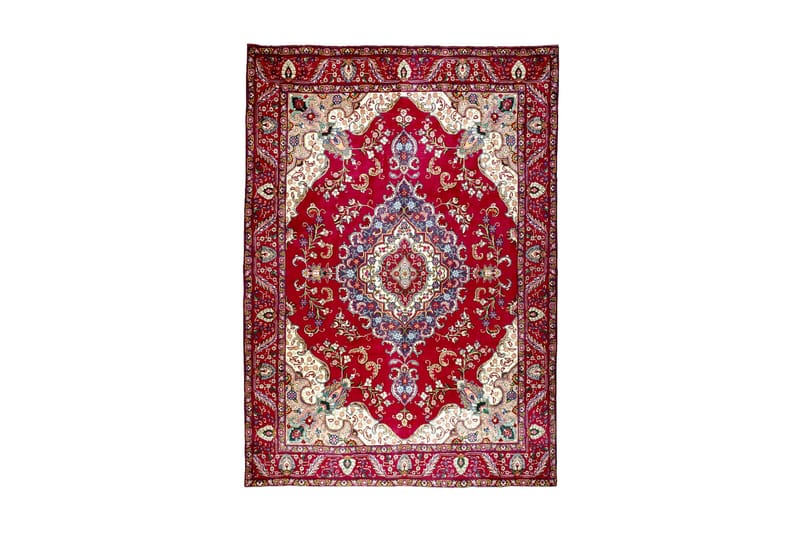 Håndknytten Persisk Patina tæppe 248x344 cm - Rød / Beige - Tekstiler - Tæpper - Orientalske tæpper