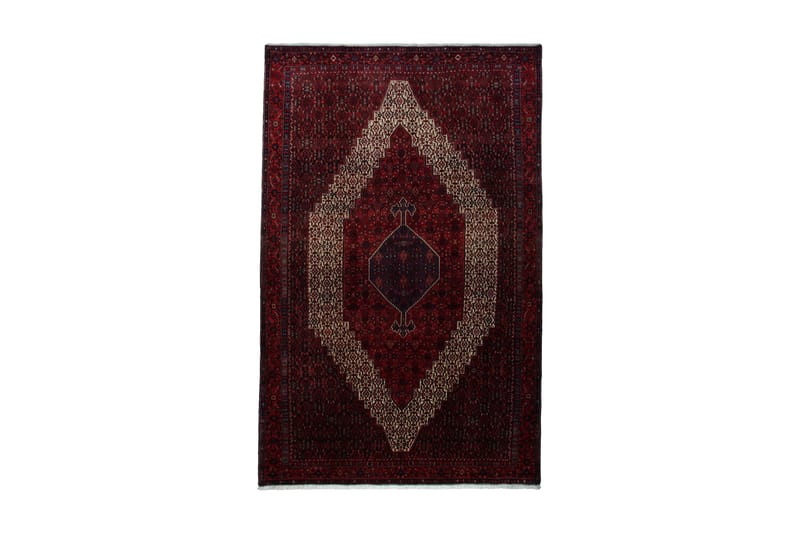 Håndknyttet Exclusive persisk tæppe 208x332 cm - Beige / rød - Tekstiler - Tæpper - Orientalske tæpper