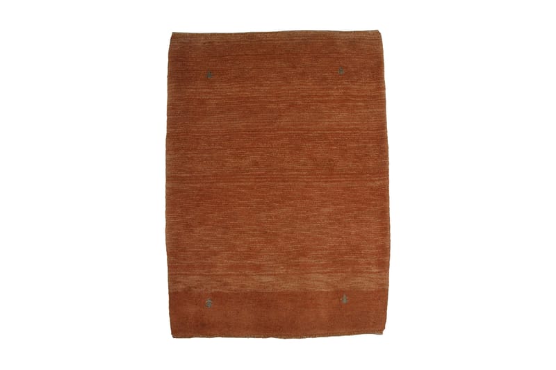 Håndknyttet Gabbeh Shiraz Uld Orange 87x126cm - Tekstiler - Tæpper - Håndvævede tæpper
