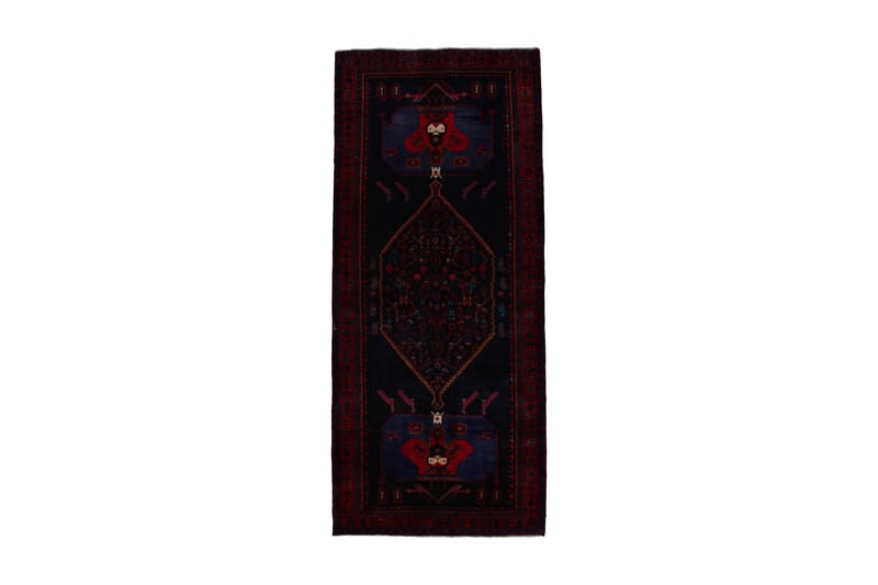 Håndknyttet persisk tæppe 150x356 cm - Mørkeblå / rød - Tekstiler - Tæpper - Orientalske tæpper
