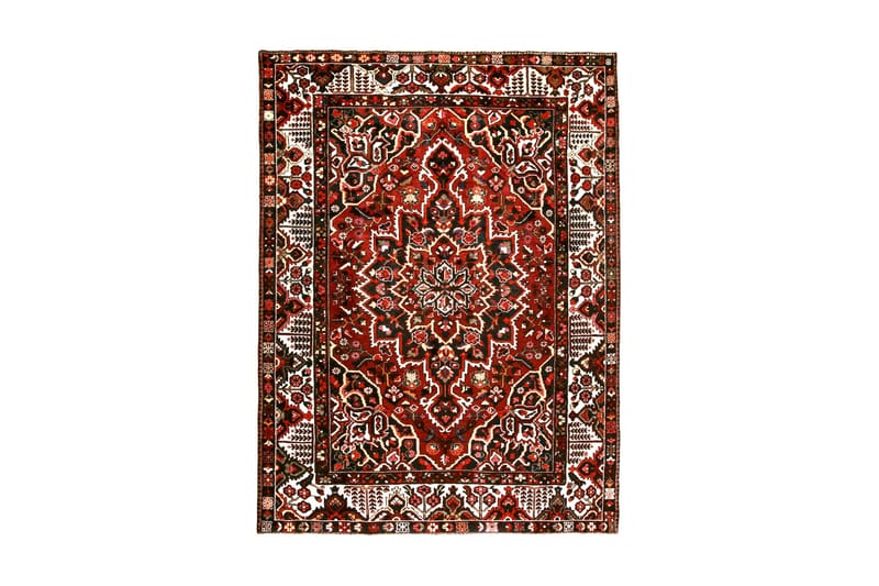 Håndknyttet persisk tæppe 217x297 cm - Rød / Beige - Tekstiler - Tæpper - Orientalske tæpper