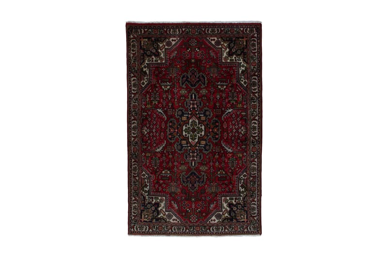 Håndknyttet persisk tæppe 95x150 cm - Rød / Beige - Tekstiler - Tæpper - Orientalske tæpper