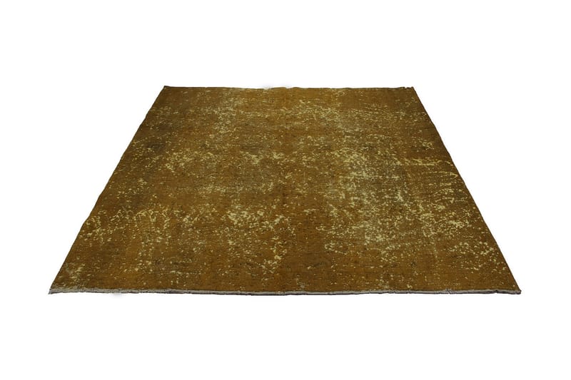 Håndknyttet persisk uldmåtte 290x300 cm Vintage - Sennep - Tekstiler - Tæpper - Orientalske tæpper