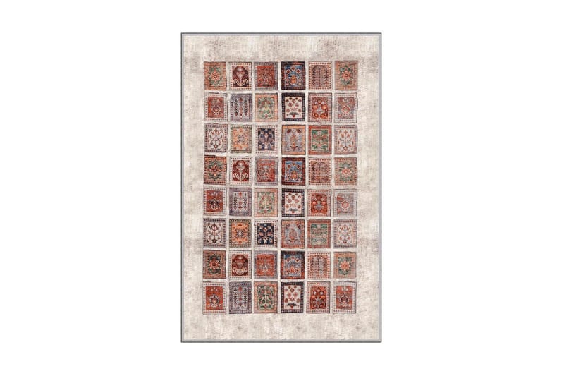 Homefesto Tæppe 100x200 cm - Flerfarvet - Tekstiler - Tæpper - Orientalske tæpper - Persisk tæppe