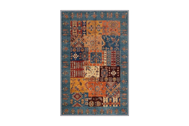 Homefesto Tæppe 160x230 cm - Flerfarvet - Tekstiler - Tæpper - Orientalske tæpper