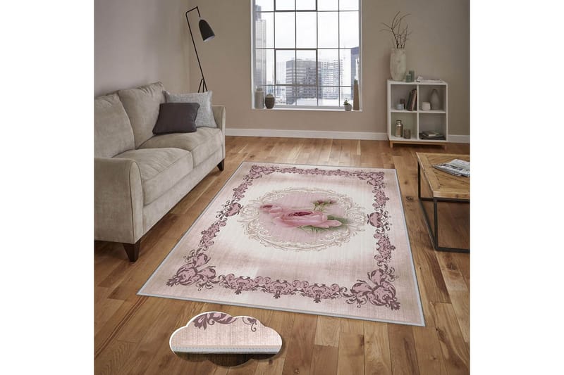 Homefesto Tæppe 80x150 cm - Flerfarvet - Tekstiler - Tæpper - Orientalske tæpper - Persisk tæppe