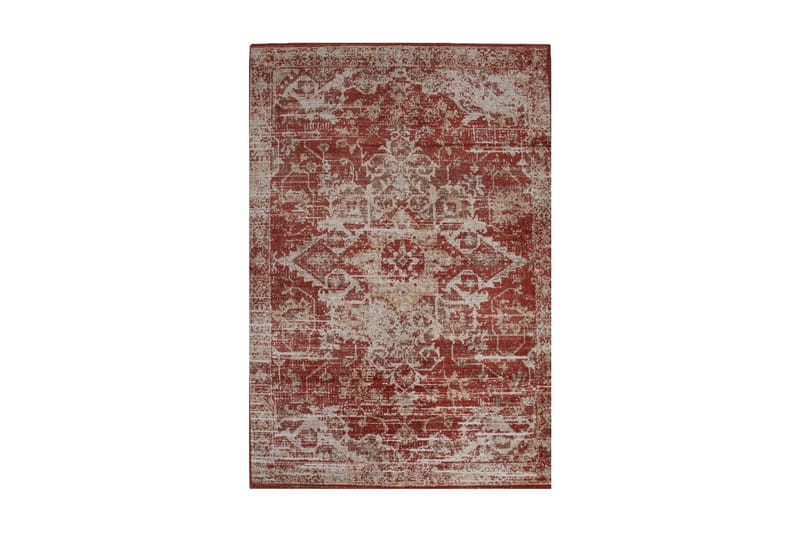 Tæppe Mersa-2 100x150 cm Rød / Beige - Tekstiler - Tæpper - Orientalske tæpper