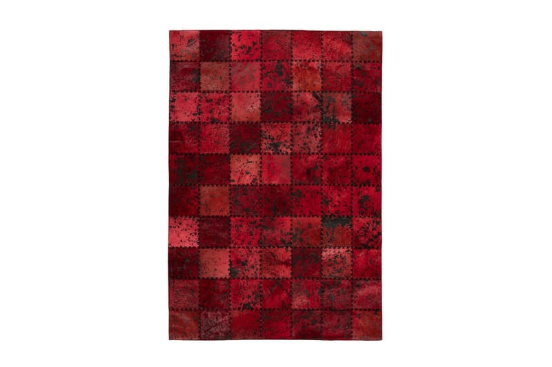 Dulvabier tæppe Fohav Rød 120x170 cm - Tekstiler - Tæpper - Pels & skindtæpper