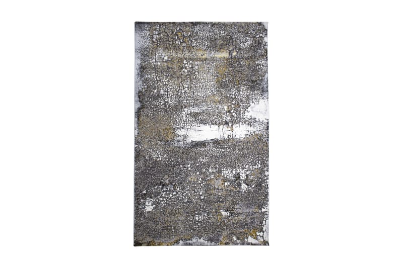 Atworthe Tæppe 80x150 cm - Hvid/Grå/Guld - Tekstiler - Tæpper