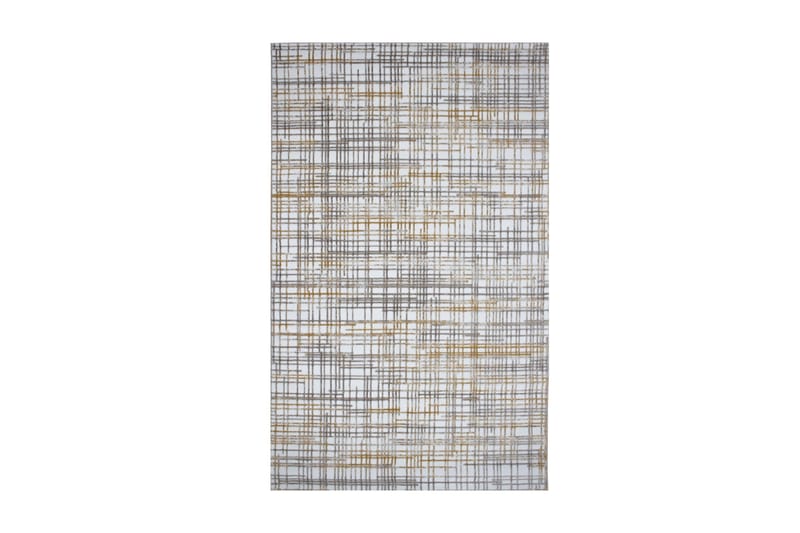 Nurettin Tæppe 80x150 cm - Gul/Grå - Tekstiler - Tæpper
