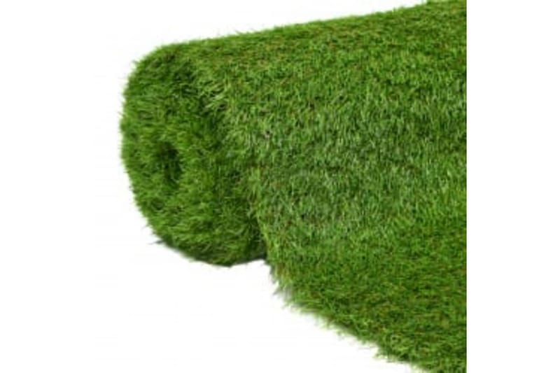kunstgræs 1x15 m/40 mm grøn - Grøn - Tekstiler - Tæpper - Specialmåtte - Nålefilt tæpper & kunstgræstæpper