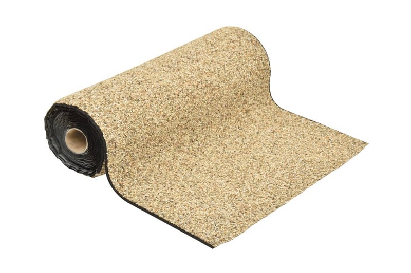 stenfolie 1000x60 cm naturligt sand - Tekstiler - Tæpper - Specialmåtte - Nålefilt tæpper & kunstgræstæpper