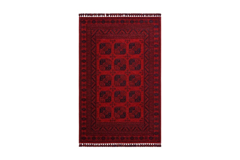 Udathe Tæppe 200x300 cm - Rød/Blå - Tekstiler - Tæpper - Store tæpper