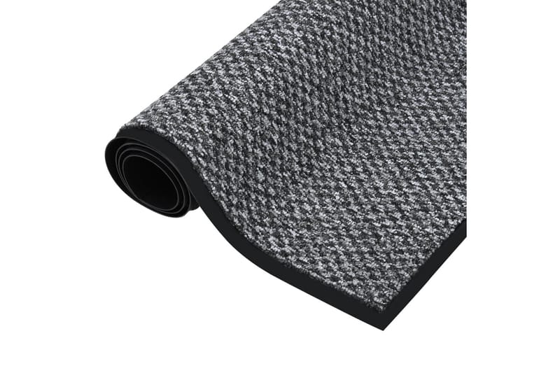 dørmåtte 60x80 cm grå - Grå - Tekstiler - Tæpper - Udendørs tæpper - Dørmåtter