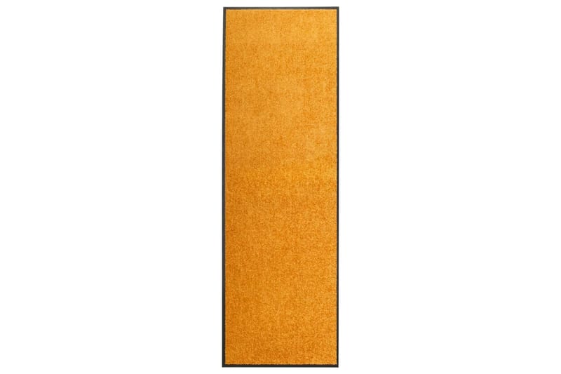 Vaskbar Dørmåtte 60X180 cm Orange - Orange - Tekstiler - Tæpper - Udendørs tæpper - Dørmåtter