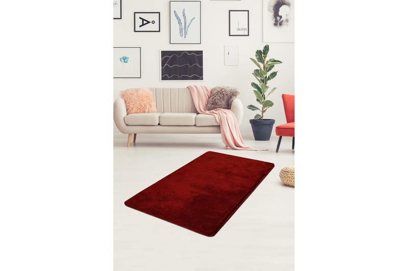 Vigentino Entrémåtte 70x120 cm - Rød/Akryl - Tekstiler - Tæpper - Små tæpper