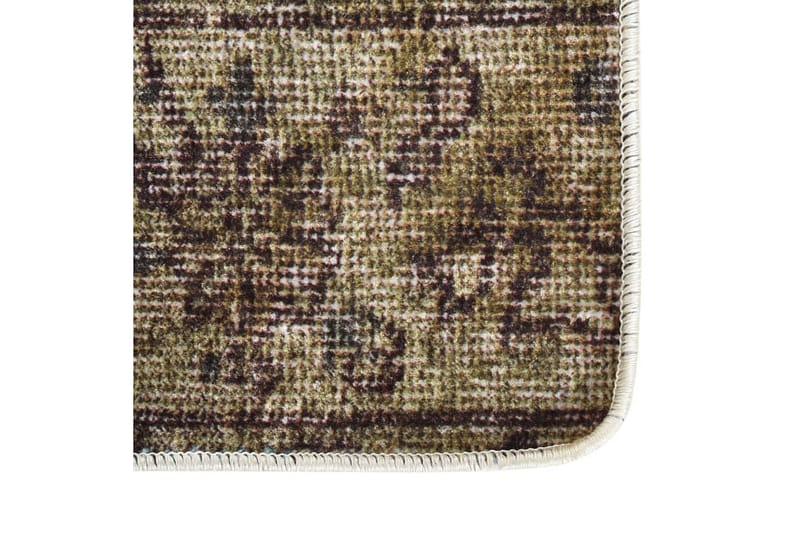 gulvtæppe 160x230 cm skridsikkert og vaskbart - Flerfarvet - Tekstiler - Tæpper - Udendørs tæpper - Plasttæpper