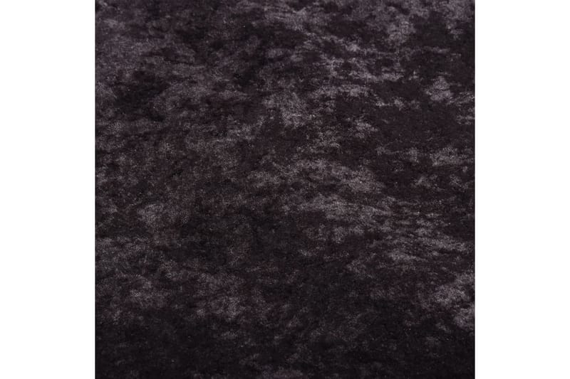 gulvtæppe 190x300 cm skridsikkert og vaskbart antracitgrå - Antracit - Tekstiler - Tæpper - Udendørs tæpper - Plasttæpper