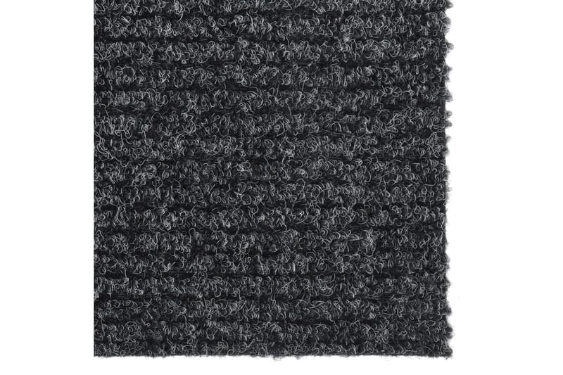 snavsbestandig tæppeløber 100x100 cm antracitgrå - Antracit - Tekstiler - Tæpper - Udendørs tæpper - Plasttæpper