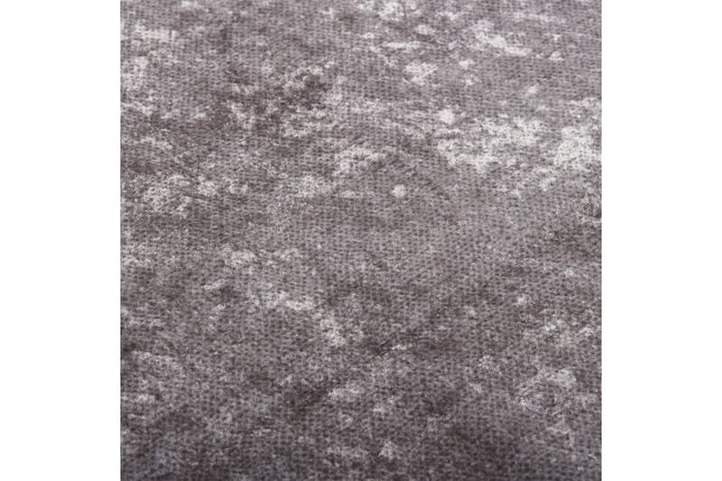 tæppe 80x300 cm skridsikkert og vaskbart grå - Grå - Tekstiler - Tæpper - Udendørs tæpper - Plasttæpper