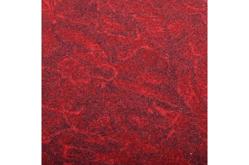tæppeløber 80x450 cm skridsikker bagside rød - Rød - Tekstiler - Tæpper - Udendørs tæpper - Plasttæpper